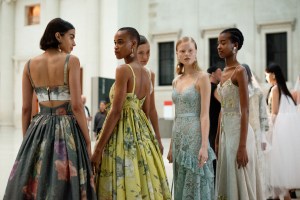 Backstage at ERDEM RTW Spring 2023 on September 18, 2022 in London