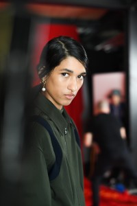 Backstage at Ferrari RTW Spring 2023