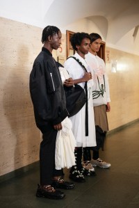 Backstage at Simone Rocha RTW Spring 2023 on September 18, 2022 in London