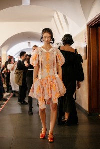 Backstage at Simone Rocha RTW Spring 2023 on September 18, 2022 in London