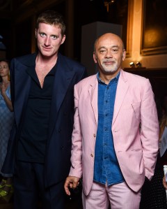 Marcantonio Brandolini D’Adda and Christian Louboutin