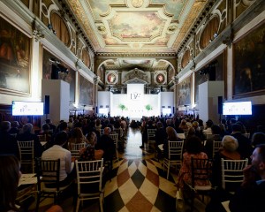 The scene at the event.