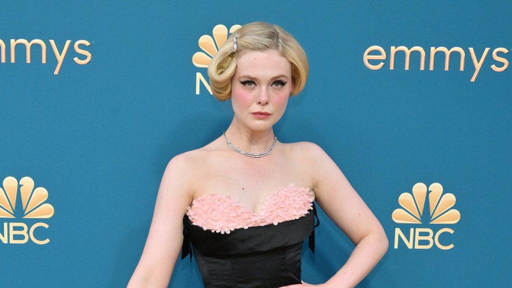 Elle Fanning attends the 74th Primetime Emmy Awards at Microsoft Theater on September 12, 2022, in Los Angeles, California.