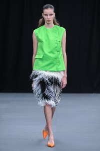 Runway at Huishan Zhang  RTW Spring 2023 on September 17, 2022 in London