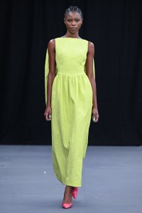 Runway at Huishan Zhang  RTW Spring 2023 on September 17, 2022 in London