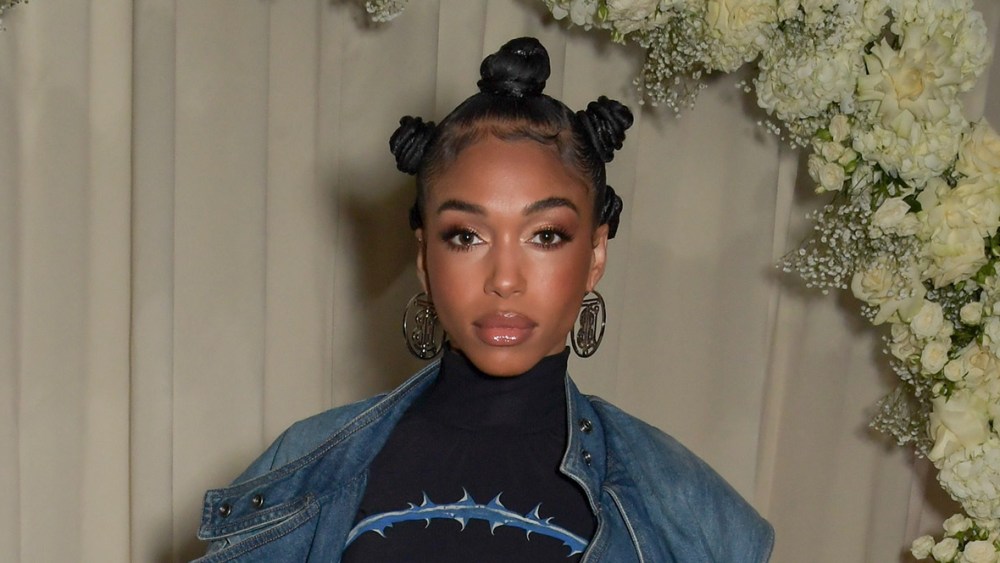 Lori Harvey attends the Burberry Spring/Summer 2022 aftershow party at The Twenty Two on September 26, 2022 in London, England.