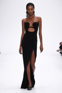 Runway at Nensi Dojaka RTW Spring 2023 on September 18, 2022 in London