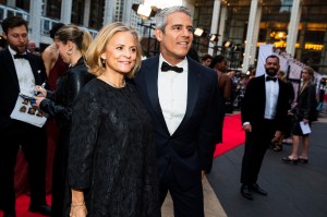 Amy Sedaris and Andy Cohen