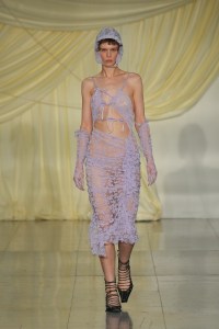 Runway at Yuhan Wang RTW Spring 2023 on September 18, 2022 in London