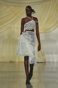 Runway at Yuhan Wang RTW Spring 2023 on September 18, 2022 in London