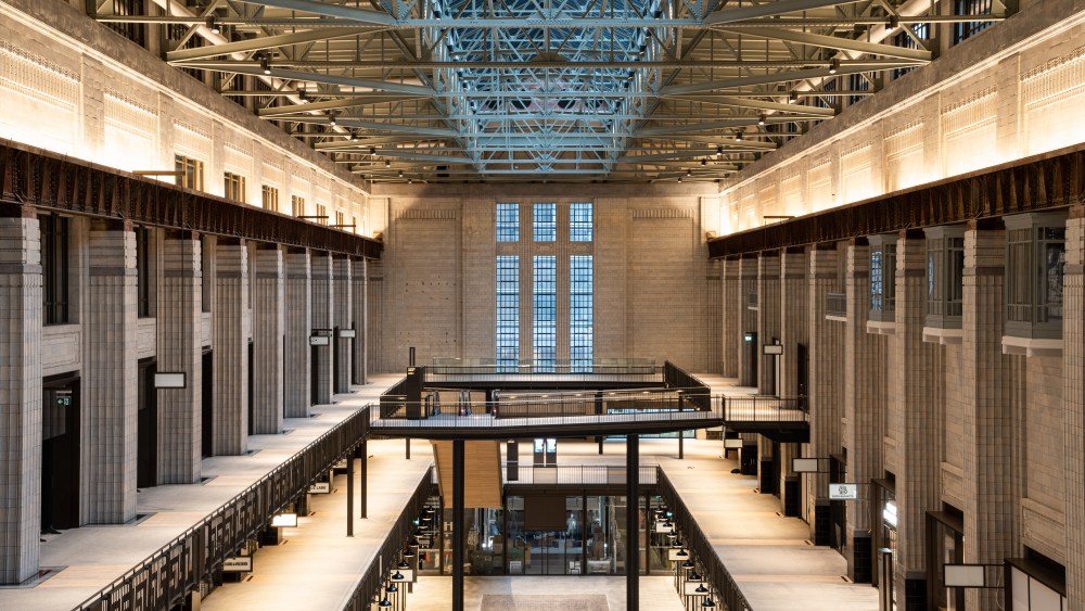 The Art Deco turbine hall at Battersea Power Station.