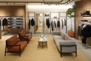 Inside Canali’s new Madison Avenue store.