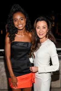 Saniyya Sidney and Michelle Yeoh