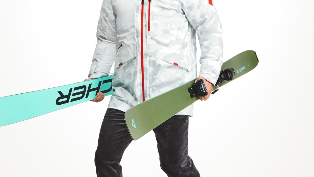 Olympian Steven Nyman is featured in the Brooks Brothers x Spyder campaign.