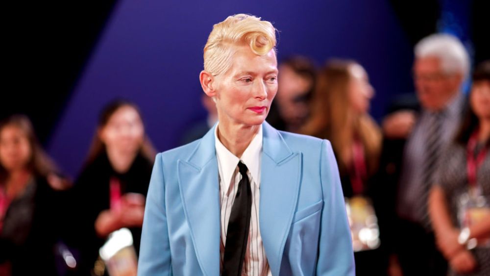 LONDON, ENGLAND - OCTOBER 06: Tilda Swinton attends "The Eternal Daughter" UK premiere during the 66th BFI London Film Festival at The Royal Festival Hall on October 06, 2022 in London, England. (Photo by John Phillips/Getty Images for BFI)