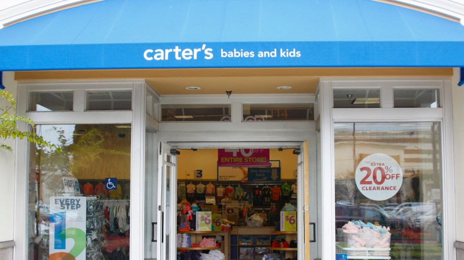 Carter's store front in California.