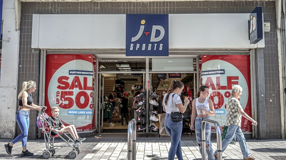 A JD Sports Store in Donegall Place, Belfast.