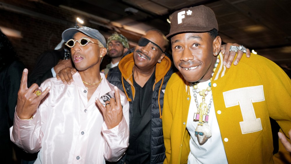 Pharrell Williams, Slick Rick, Tyler the Creator