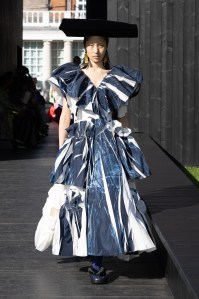 Serpentine Gallery, London, 11th October 2022. Roksanda presents her Spring Summer 2023 designs as part of London Fashion Week.©Chris Yates/ Chris Yates Media