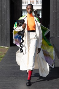Serpentine Gallery, London, 11th October 2022. Roksanda presents her Spring Summer 2023 designs as part of London Fashion Week.©Chris Yates/ Chris Yates Media