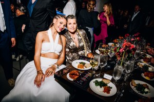 Trinity Rodman and Michelle Moyer