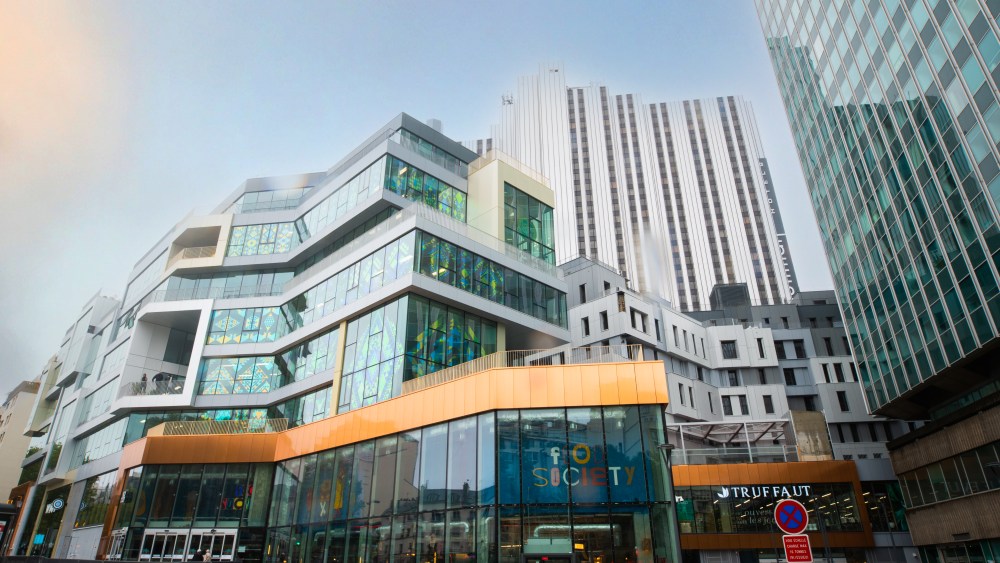 Les Ateliers Gaîté shopping center europe largest food court mixed-use Montparnasse train station.