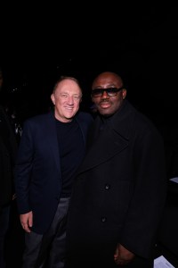 François-Henri Pinault and Edward Enninful