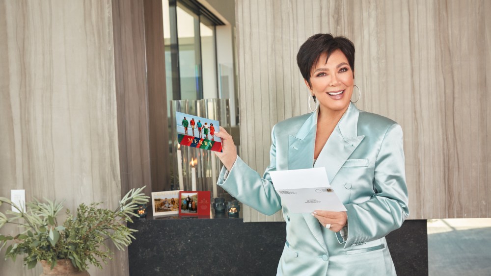 Kris Jenner for Shutterfly holiday cards and gifts