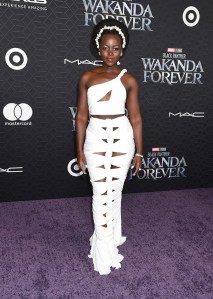 Lupita Nyong'o at the world premiere of Marvel Studios’ “Black Panther: Wakanda Forever” held at the Dolby Theatre on October 26, 2022 in Los Angeles, California.