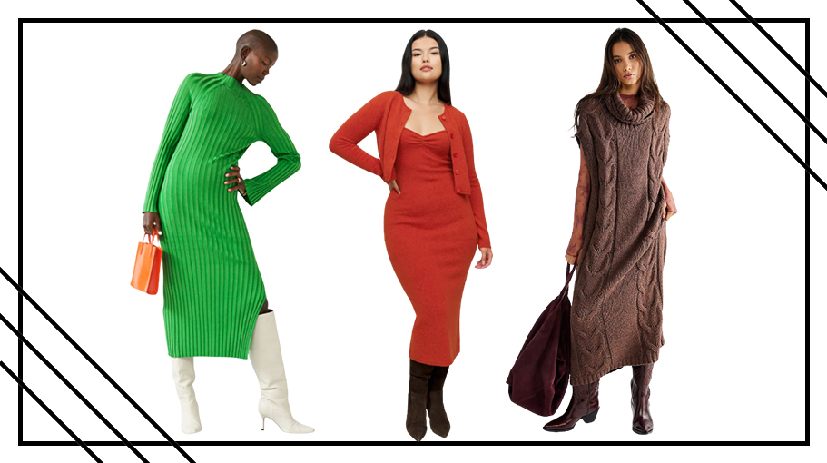 Cute sweater dresses lead art