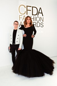 Christian Siriano and Mariska Hargitay