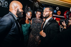 Lupita Nyong'o, Danai Gurira and Ryan Coogler.