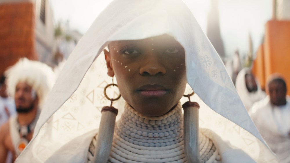 Letitia Wright as Shuri in Marvel Studios' "Black Panther: Wakanda Forever."