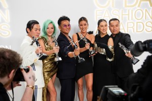 Ezra J. Williams, Tina Leung, Prabal Gurung, Laura Kim, Eva Chen and Phillip Lim.