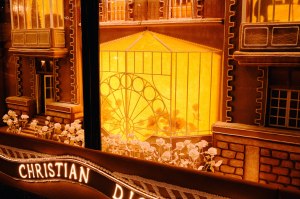 A look at Dior’s gingerbread holiday display at Harrods.
