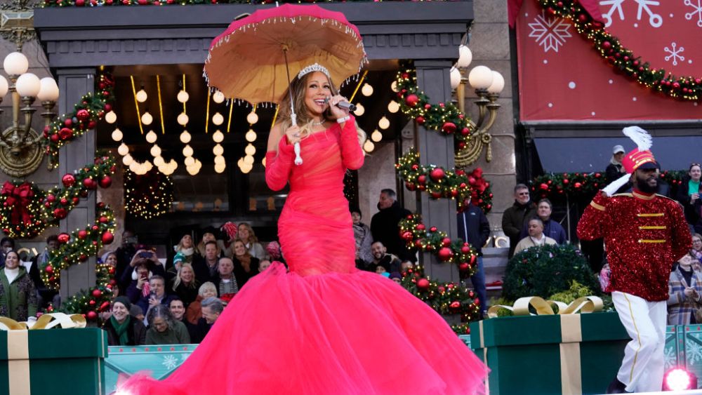 MACY'S THANKSGIVING DAY PARADE -- "2022 Macy's Thanksgiving Day Parade" -- Pictured: Mariah Carey -- (Photo by: Cara Howe/NBC via Getty Images)