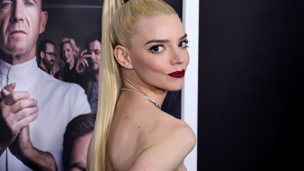 NEW YORK, NEW YORK - NOVEMBER 14: Anya Taylor-Joy attends "The Menu" New York Premiere at AMC Lincoln Square Theater on November 14, 2022 in New York City. (Photo by Theo Wargo/Getty Images)