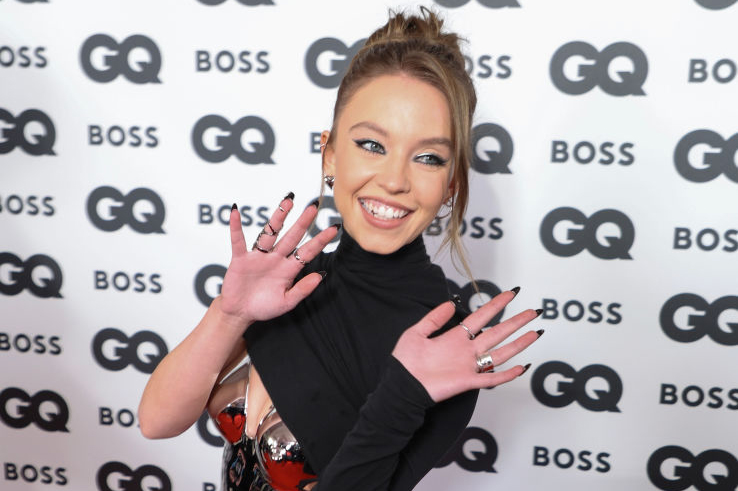 LONDON, ENGLAND - NOVEMBER 16: Sydney Sweeney attends the GQ Men Of The Year Awards 2022 on November 16, 2022 in London, England. (Photo by Mike Marsland/WireImage)