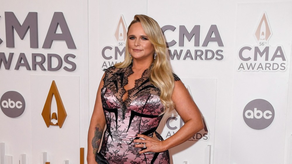 Red carpet arrivals at the 56th annual CMA Awards at the Bridgestone Arena. 09 Nov 2022 Pictured: Miranda Lambert. Photo credit: MBS/MEGA TheMegaAgency.com +1 888 505 6342 (Mega Agency TagID: MEGA916599_013.jpg) [Photo via Mega Agency]