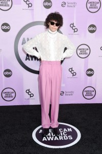 Reece Feldman at the 2022 American Music Awards held at the Microsoft Theater at L.A. Live on November 20, 2022 in Los Angeles, California.