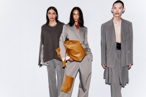 Models backstage at the Peter Do Spring 2023 ready to wear fashion show and event in New York City, New York, on September 13, 2022. backstage at Peter Do Spring 2023 ready to wear runway show on September 13, 2022 in New York, New York.