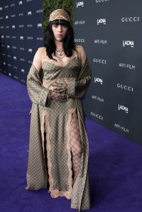 LOS ANGELES, CALIFORNIA - NOVEMBER 05: Billie Eilish, wearing Gucci, attends the 2022 LACMA ART+FILM GALA Presented By Gucci at Los Angeles County Museum of Art on November 05, 2022 in Los Angeles, California. (Photo by Presley Ann/Getty Images for LACMA)