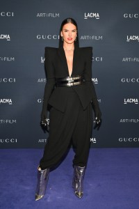 Alessandra Ambrosio at the 2022 LACMA Art+Film Gala held at LACMA on November 5, 2022 in Los Angeles, California.