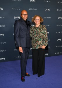 Brickson Diamond and Debra L. Lee at the 2022 LACMA Art+Film Gala held at LACMA on November 5, 2022 in Los Angeles, California.