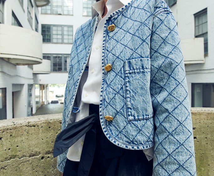 Denim outerwear is heating up this year.
