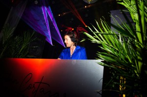 Guest attends the FARFETCH x Esteban Cortazar 20th Anniversary Collection Celebration.