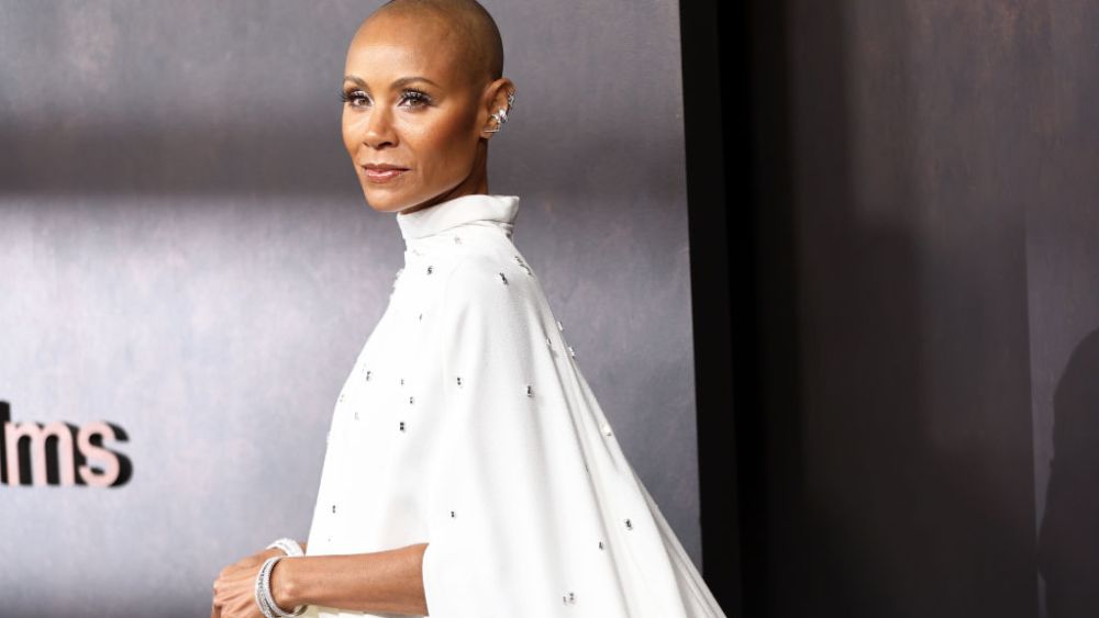 LOS ANGELES, CALIFORNIA - NOVEMBER 30: Jada Pinkett Smith attends Apple Original Films' "Emancipation"  Los Angeles premiere at Regency Village Theatre on November 30, 2022 in Los Angeles, California.