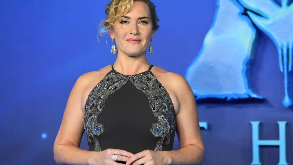 LONDON, ENGLAND - DECEMBER 06: Kate Winslet attends the "Avatar: The Way of Water" world premiere at the Odeon Luxe Leicester Square on December 06, 2022 in London, England. (Photo by Joe Maher/Getty Images)