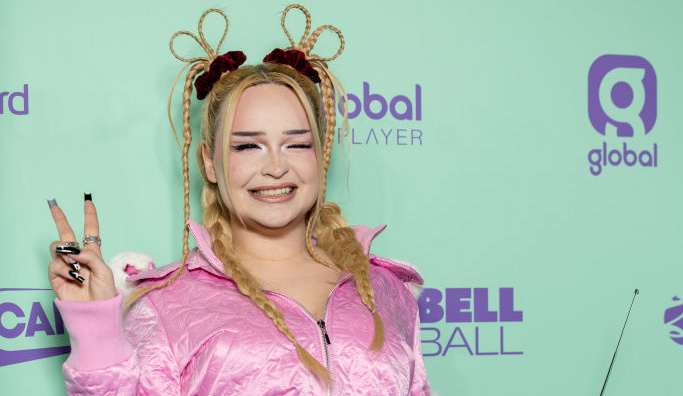 LONDON, ENGLAND - DECEMBER 10: Kim Petras attends the Capital Jingle Bell Ball 2022 at The O2 Arena on December 10, 2022 in London, England. (Photo by Shane Anthony Sinclair/Getty Images)