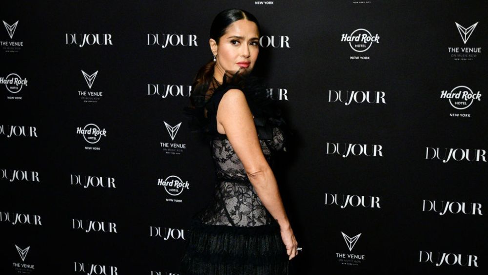 NEW YORK, NEW YORK - DECEMBER 12: Salma Hayek Pinault attends as DuJour Media's Jason Binn, Salma Hayek Pinault & Hard Rock NY celebrate DuJour's 10th anniversary on December 12, 2022 in New York City. (Photo by Eugene Gologursky/Getty Images for DuJour)